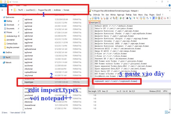 Sửa import.types cophieu68 cập nhật dữ liệu amibroker miễn phí