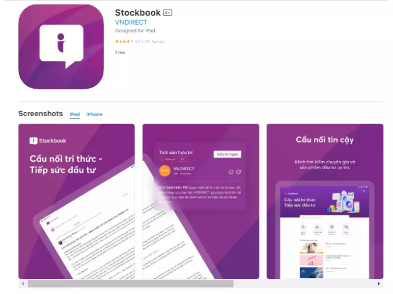 Cùng tải ứng dụng chơi chứng khoán ảo của Stockbook trên IOS và ANDROID