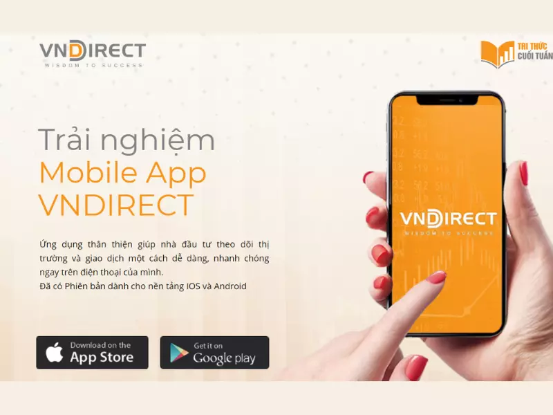 Ứng dụng phần mềm theo dõi chứng khoán của VNDirect