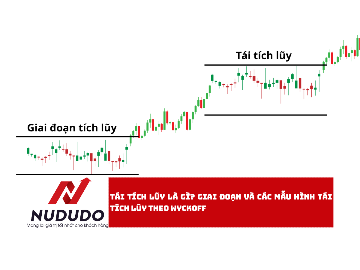 Tái tích lũy là gì Giai đoạn và các mẫu hình tái tích lũy theo Wyckoff