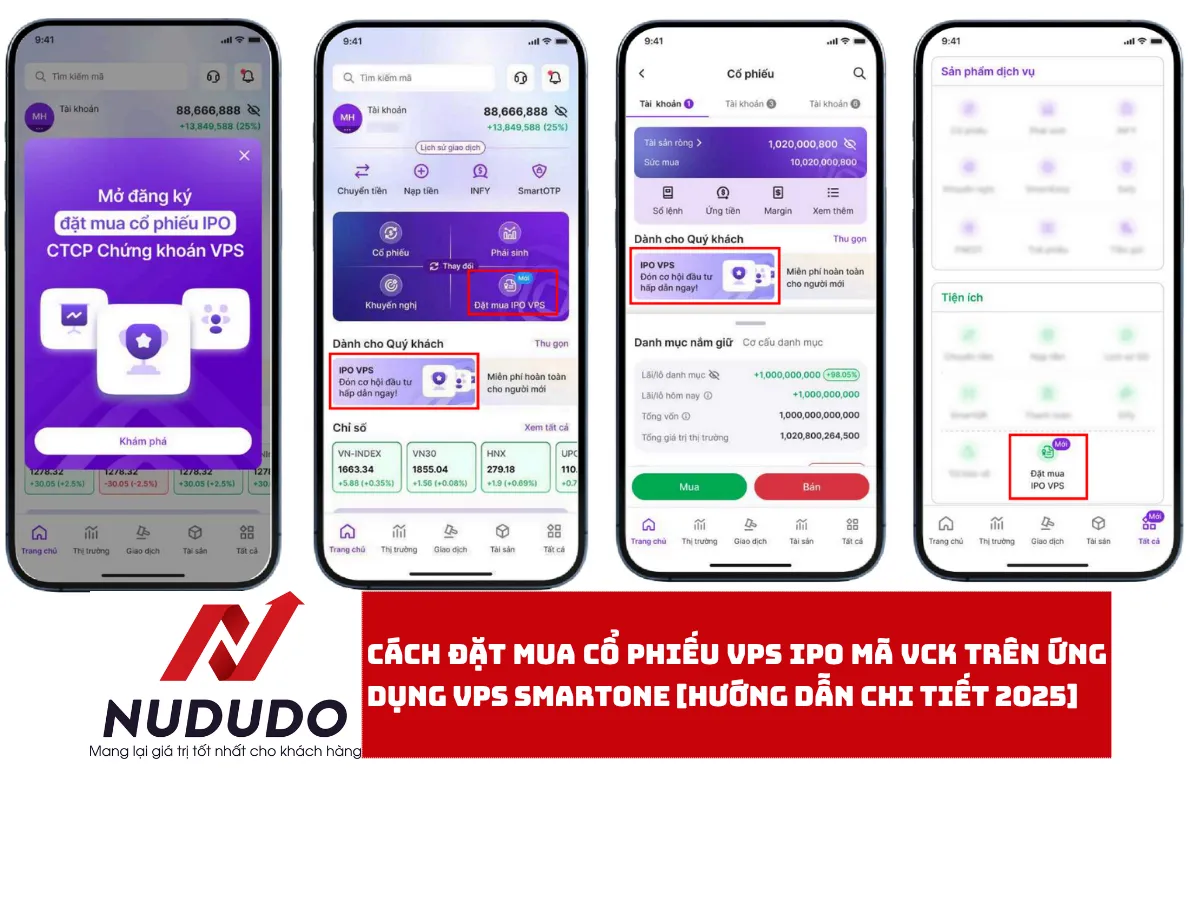 Cách đặt mua cổ phiếu VPS IPO mã VCK trên ứng dụng VPS SmartOne
